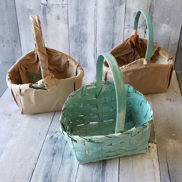 Aqua Baskets (set of 3) - Picture 1 of 5